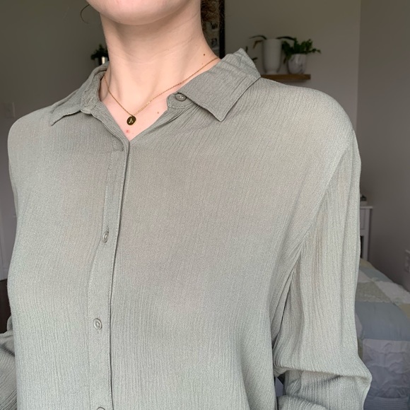 H&M GREEN DRESS - Picture 2 of 11